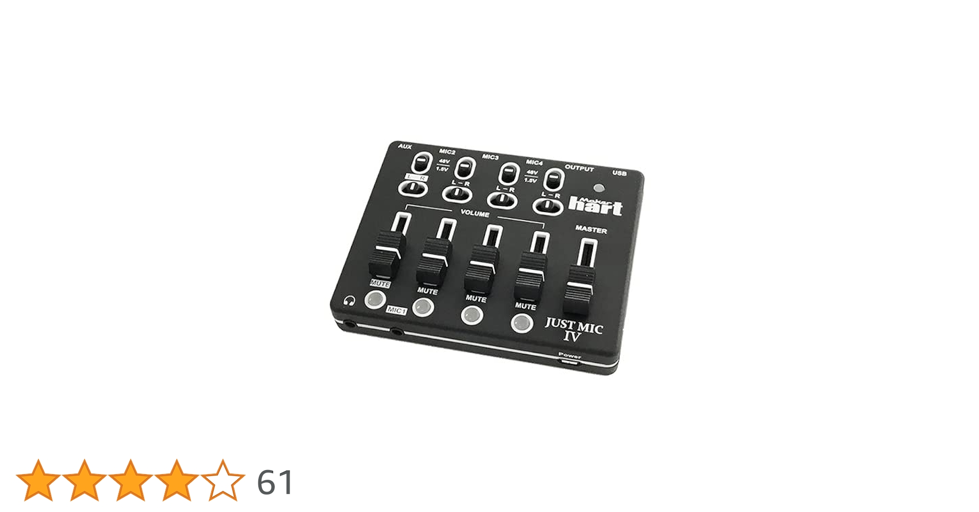 オーディオミキサーMaker hart Just Mic Pro + プレゼント Amazon.com: Maker hart Just Mic Multitrack Workstation /6